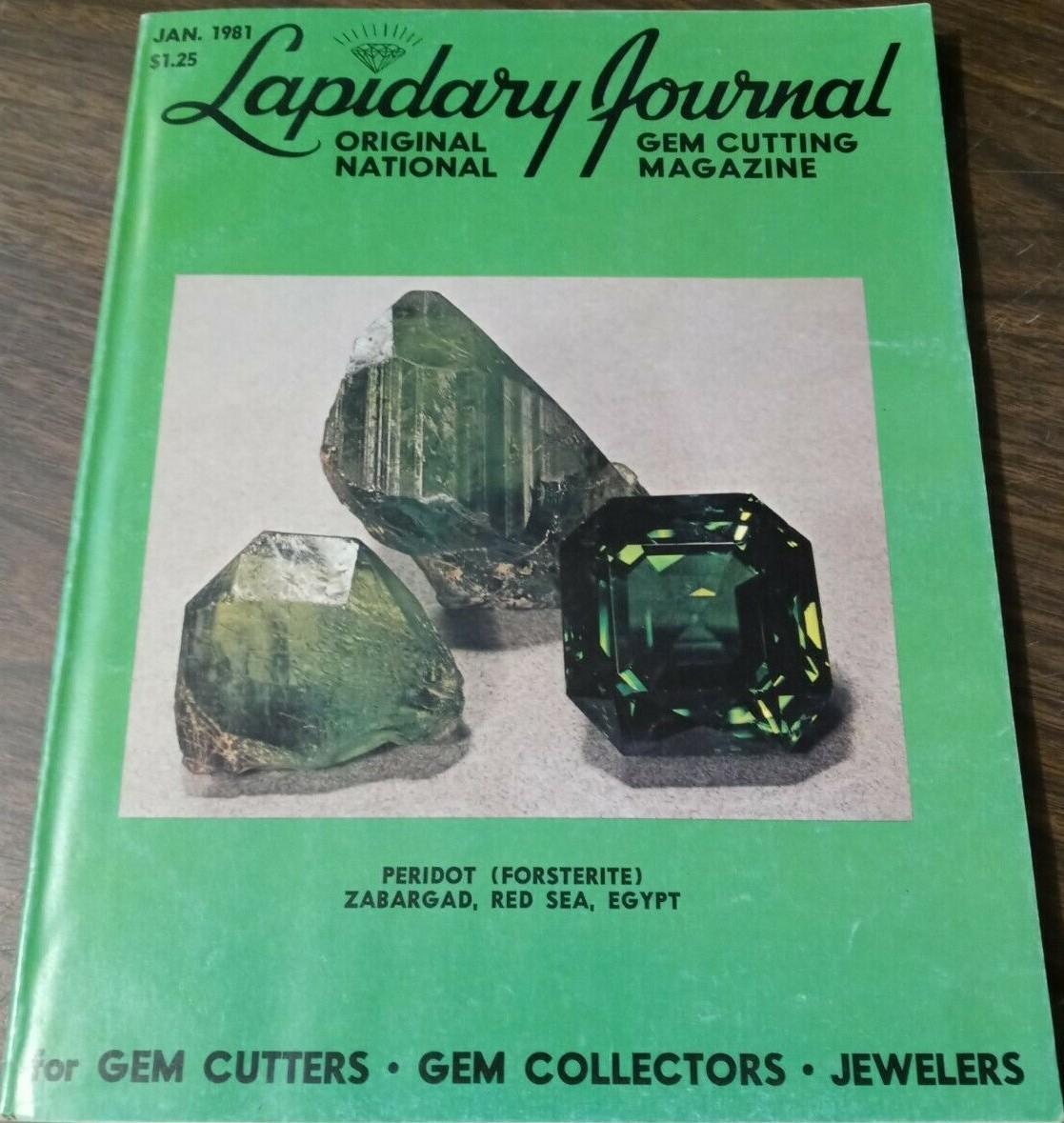 Lapidary Journal Jan 1981