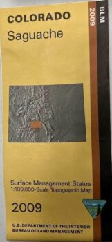 Colorado Saguache Map