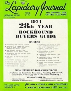 Lapidary Journal April 1974