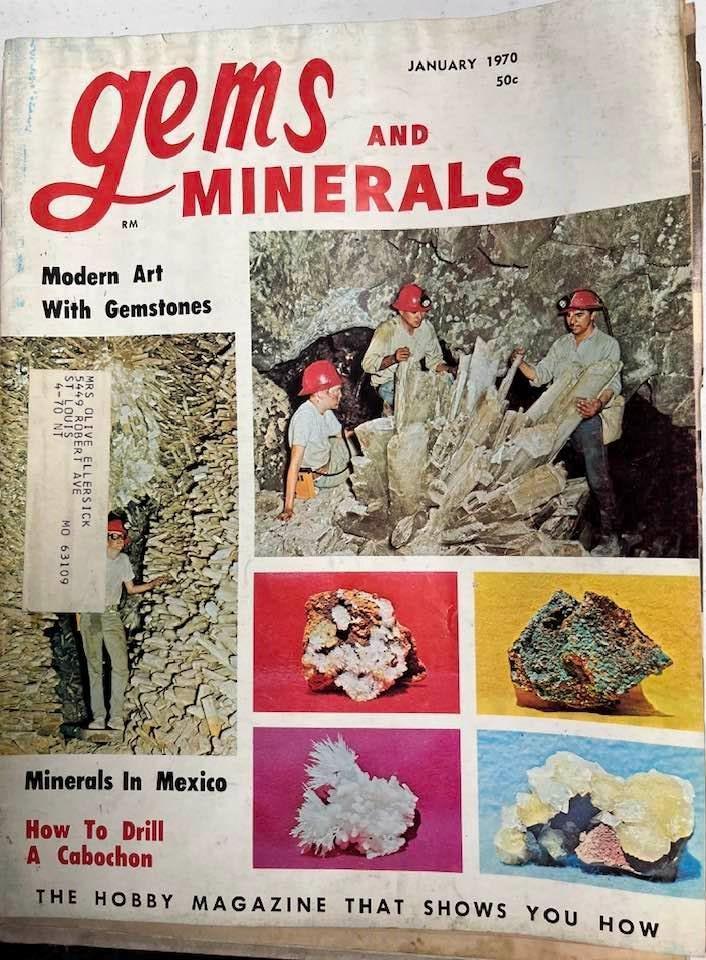 Gems and Minerals Magazine #370 January 1970