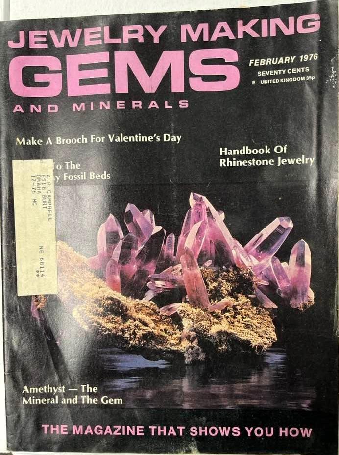 Jewelry Making Gems & Minerals February 1976