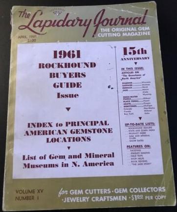 Lapidary Journal April 1961