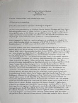 MWF Council of Delegates Meeting Agenda