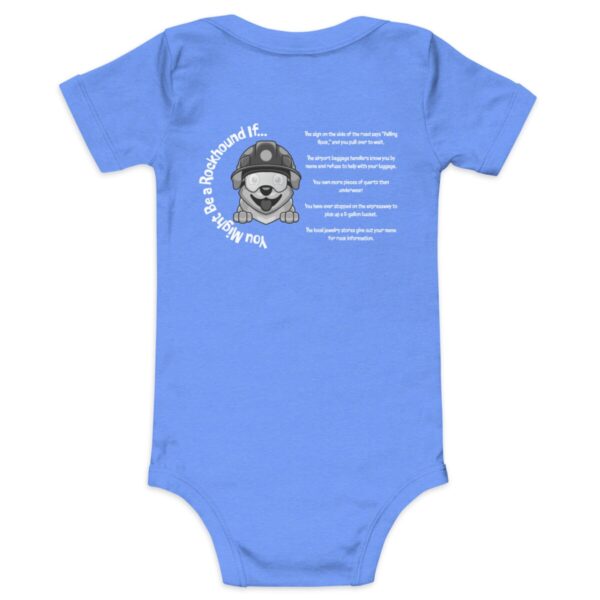 You Might Be a Rockhound Baby short sleeve one piece