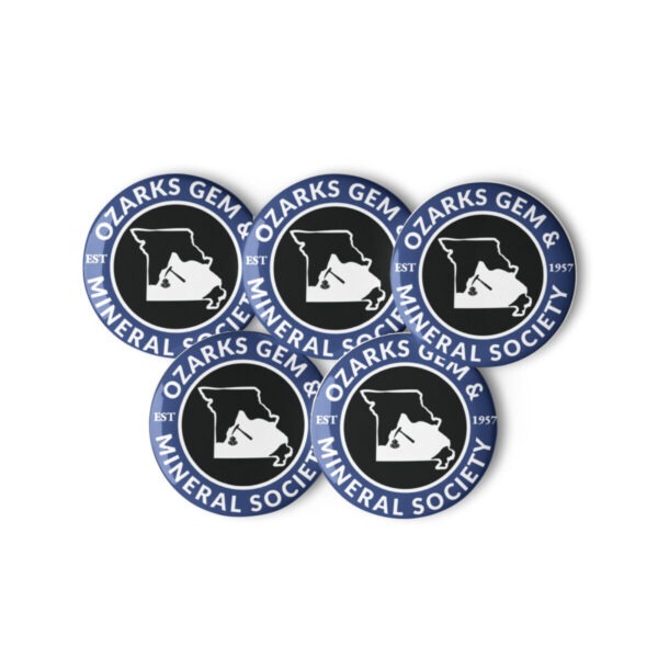 OGMS Logo Set of pin buttons