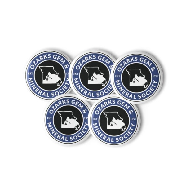 OGMS Logo Set of pin buttons